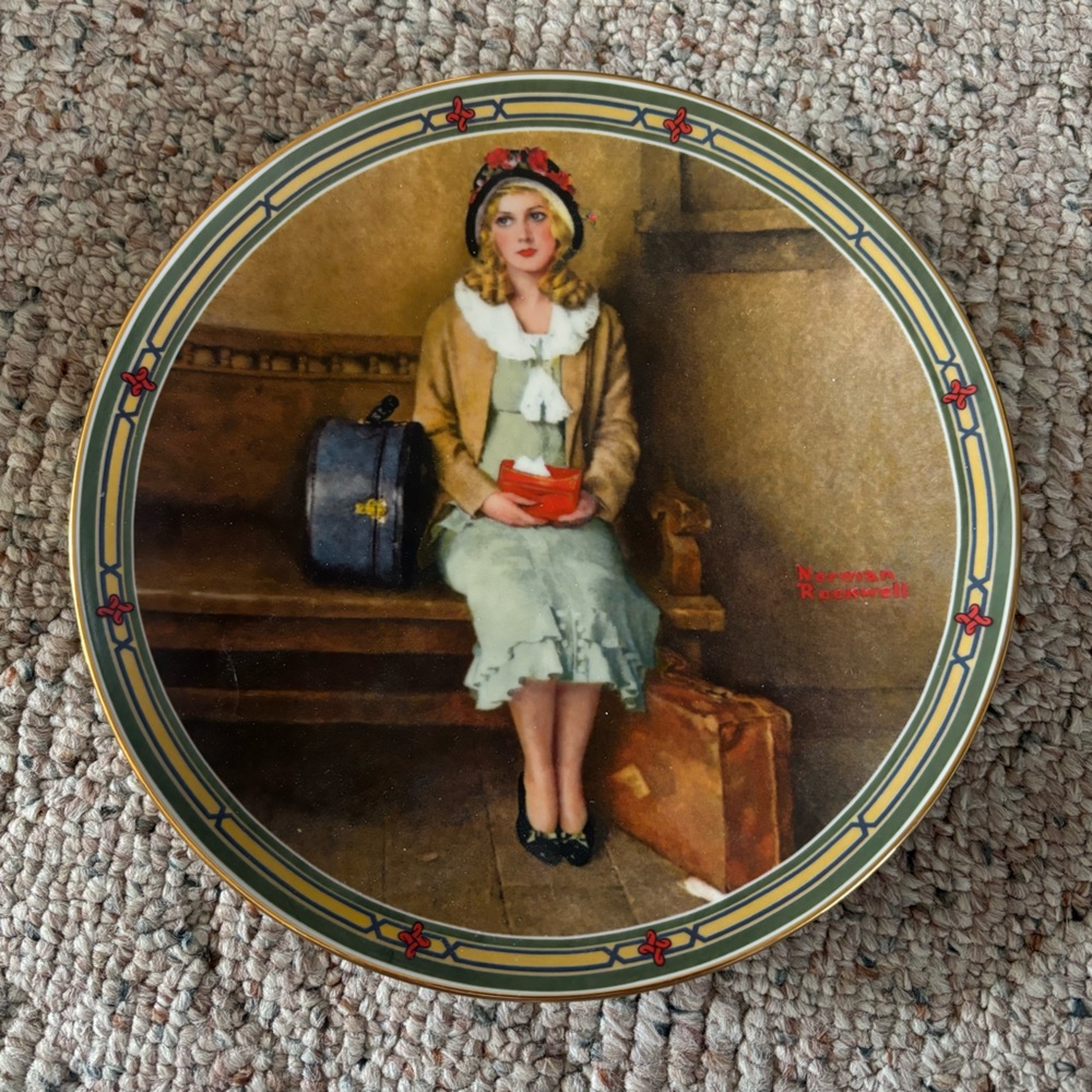 Bradford exchange, a young girls dream by Norman Rockwell